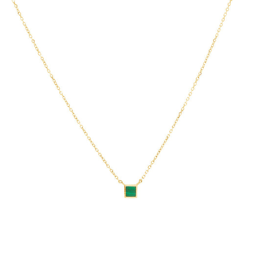 Malachite Stone Necklace