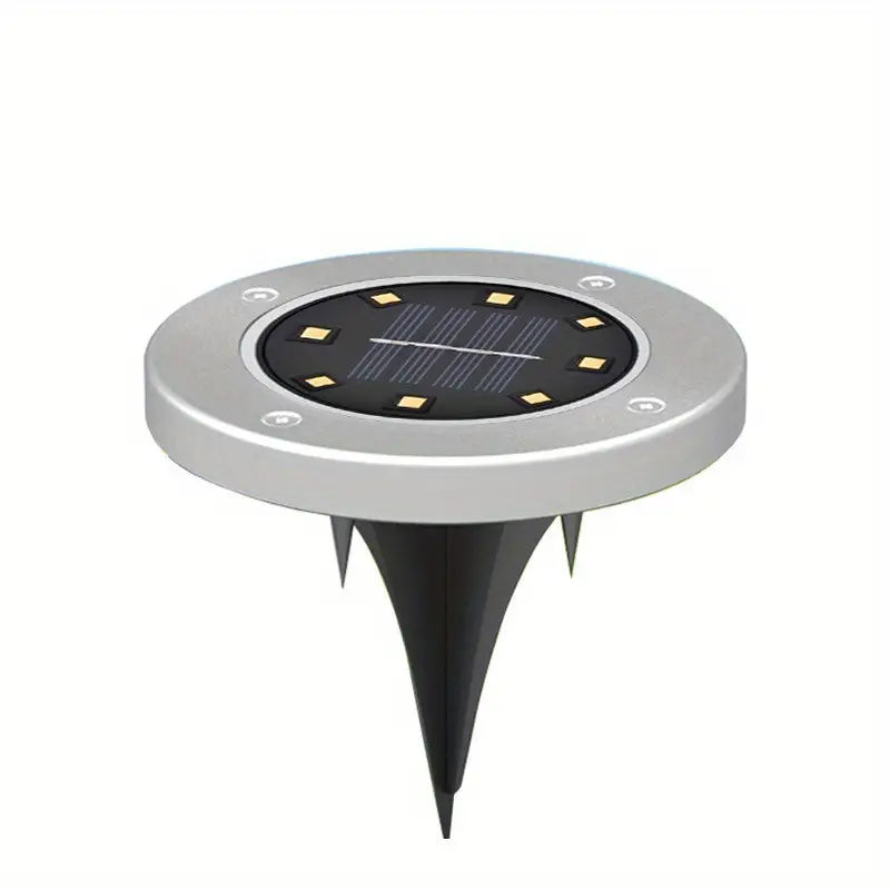 8-LEDS Waterproof Solar Ground Garden Lights_0