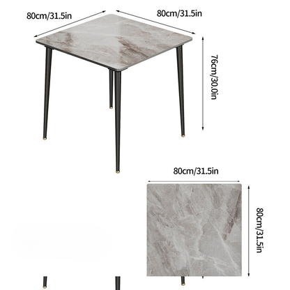 Square Marble Dining Table- Perfect for Restaurants, Kitchens, Cafes and Shops_15